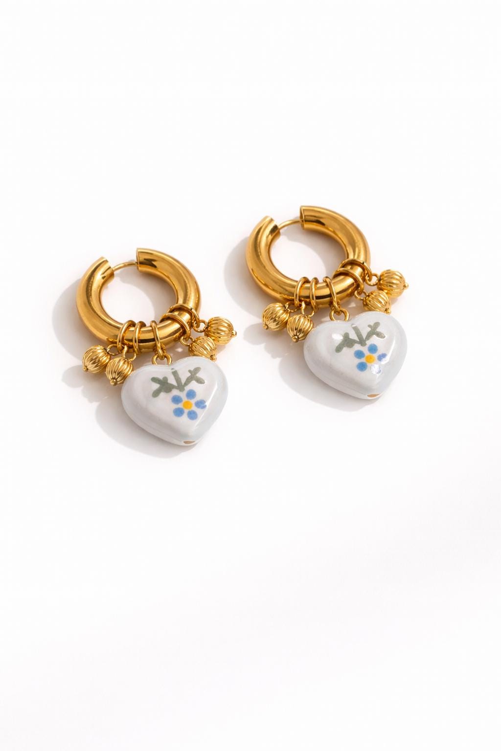 Bloom Charm Hoops