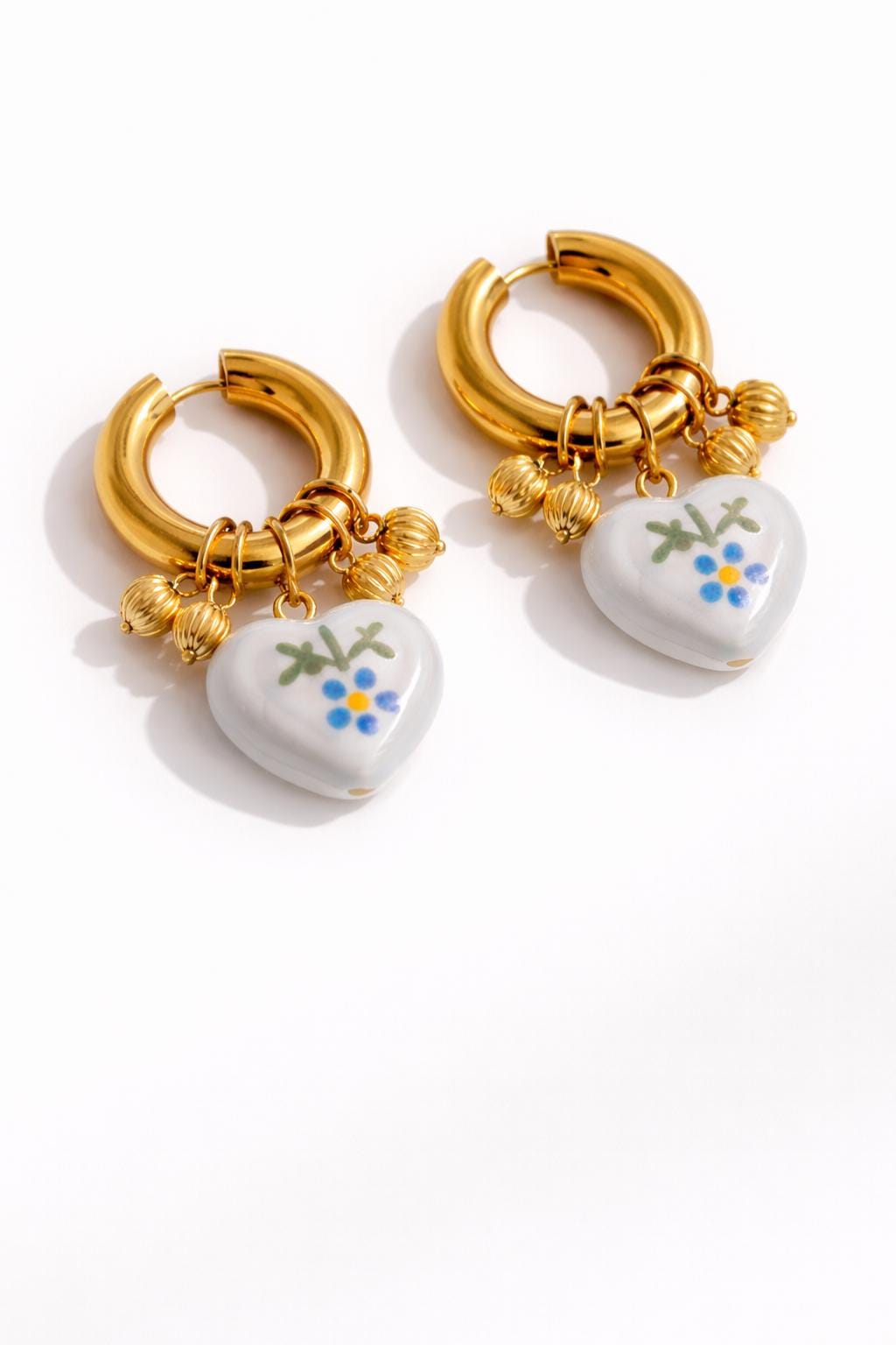 Bloom Charm Hoops