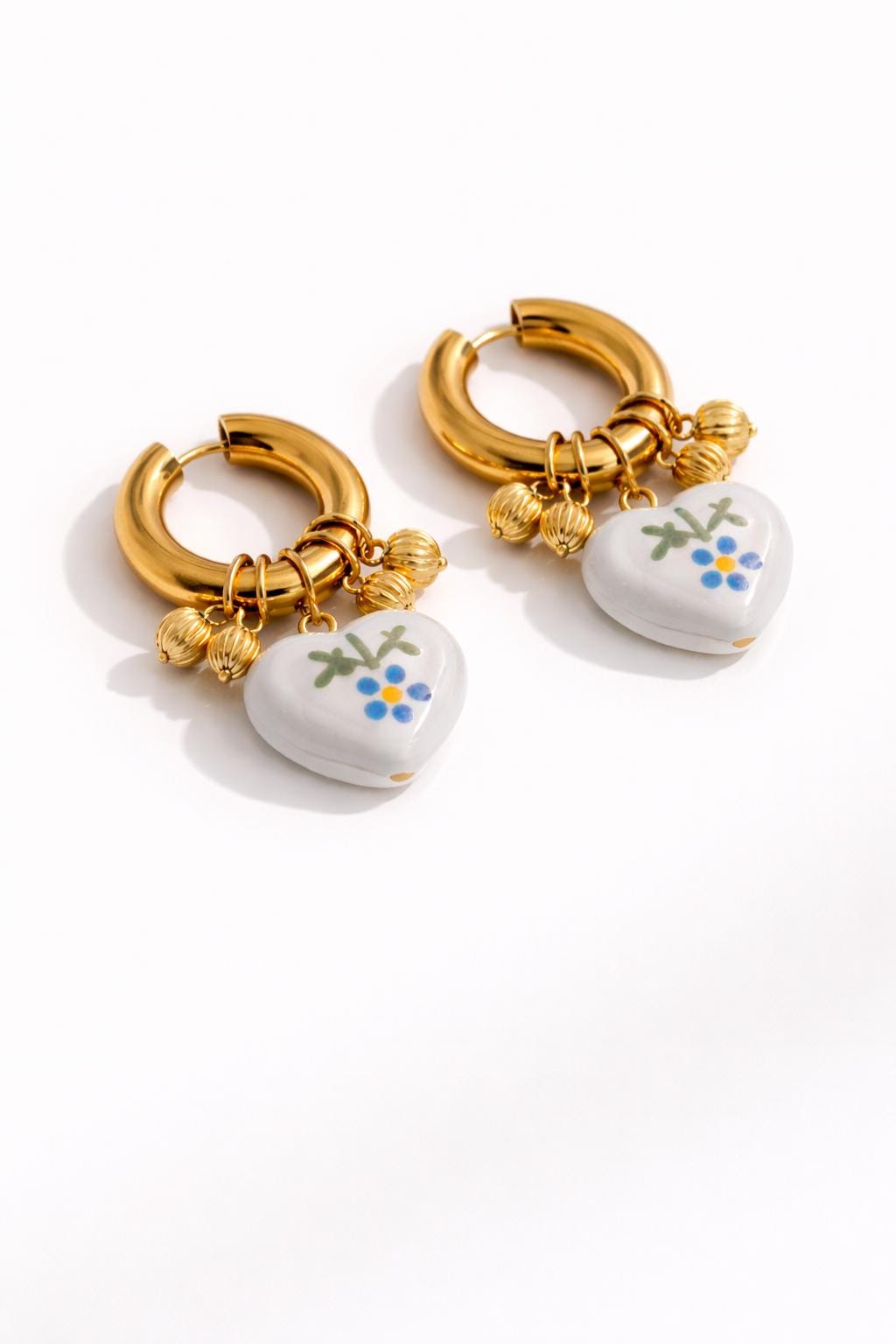 Bloom Charm Hoops