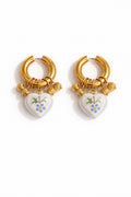 Bloom Charm Hoops